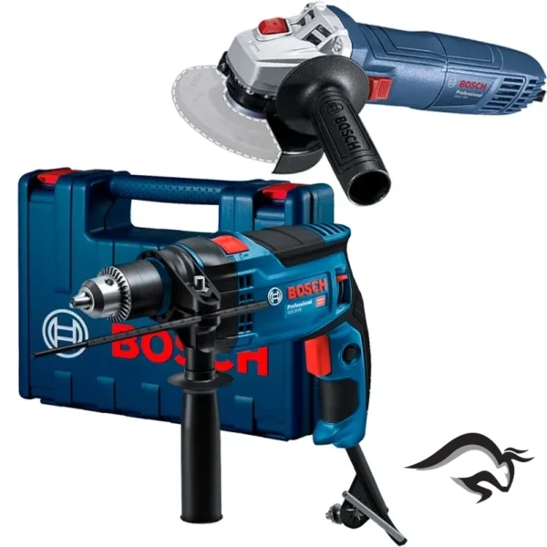0615.A00.1X2-000-1.webp Taladro Percutor 1/2" 850W GSB 16 RE + Amoladora 4 1/2" 710W GWS 700 Bosch 0615.A00.1X2-000