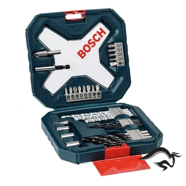 0615.A00.2AC-000-3.webp Taladro Percutor 3/8" 18V Inc Bat 2.0 Ah GSB 183-LI + Set X-Line 34 Piezas Bosch 0615.A00.2AC-000