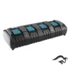 Multicargador 4 Puertos para Baterías de Ion de Litio 14,4V-18V LXT Makita DC18SF 196426-3