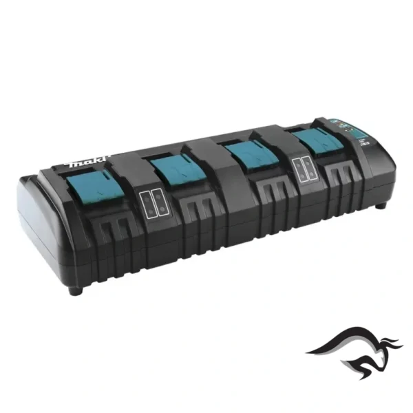 Multicargador 4 Puertos para Baterías de Ion de Litio 14,4V-18V LXT Makita DC18SF 196426-3