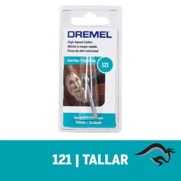 2615.000.121-000-2.webp Fresa de Alta Vel Cónica 1/4" Dremel 121 2615.000.121-000
