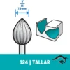 2615.000.124-000-4.webp Fresa de Alta Vel conica 5/16" Dremel 124 2615.000.124-000