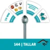2615.000.144-000-3.webp Fresa de Alta Vel Redonda 5/16" Dremel 144 2615.000.144-000