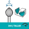 2615.000.144-000-4.webp Fresa de Alta Vel Redonda 5/16" Dremel 144 2615.000.144-000