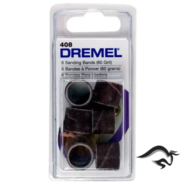 Banda de lija 1/2 Grano 60 6 Unid Dremel 408 2615.000.408-000