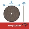 2615.000.409-000-4.webp Disco de Corte de metales 15/16 36 UNID Dremel 409 2615.000.409-000