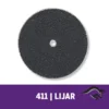 Discos de Lija Grano 180 Diámetro 3/4 36 Unid Dremel 411 2615.000.411-000