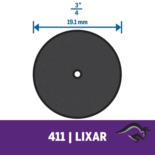 Discos de Lija Grano 180 Diámetro 3/4 36 Unid Dremel 411 2615.000.411-000