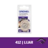 2615.000.412-000-2.webp Discos de Lija Grano 220 Diametro 3/4" x 36 Unidades Dremel 412 2615.000.412-000