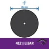2615.000.412-000-4.webp Discos de Lija Grano 220 Diametro 3/4" x 36 Unidades Dremel 412 2615.000.412-000