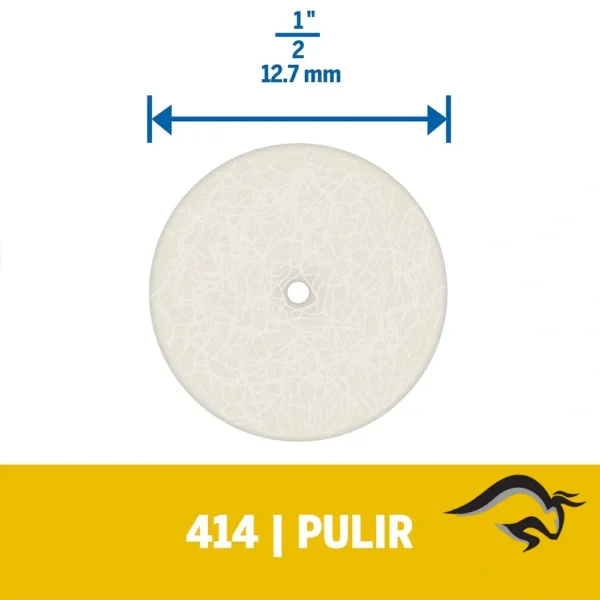 2615.000.414-000-4.webp Disco de pulir 1/26 Unid Dremel 414 2615.000.414-000