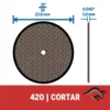 Disco de Corte de metales 15/16 trabajo pesado 20 UNID Dremel 420 2615.000.420-000