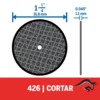 2615.000.426-000-4.webp Disco de Corte reforzado 1-1/4 5 Unid Dremel 426 2615.000.426-000