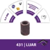 2615.000.431-000-3.webp Banda de lija 1/4 Grano 60 6 Unid Dremel 431 2615.000.431-000