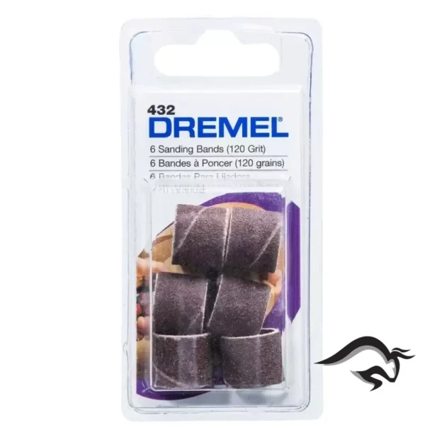 2615.000.432-000-2.webp Banda de Lija 1/2 Grano 120 6 Unid Dremel 432 2615.000.432-000
