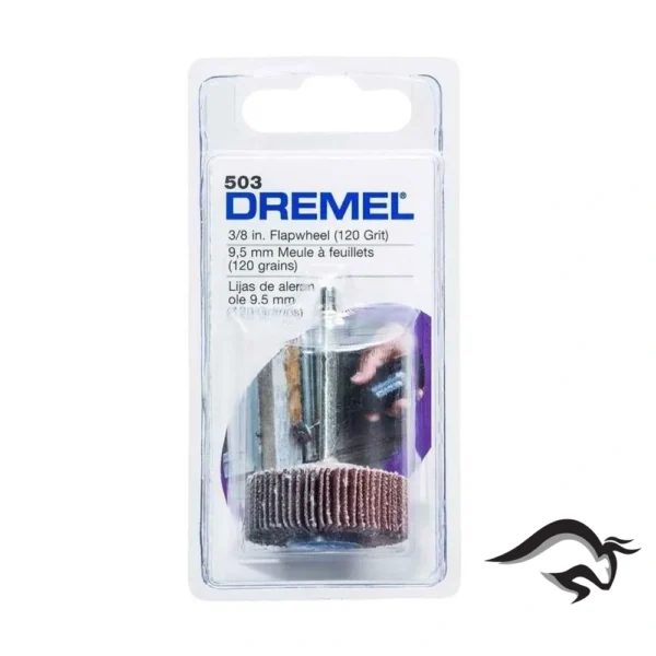 2615.000.503-000-2.webp Disco de Aletas 3/8" Grano 120 Dremel 503 2615.000.503-000