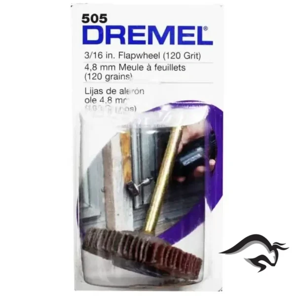 2615.000.505-000-2.webp Disco de Lija Grano 120 de 3/16" Dremel 505 2615.000.505-000