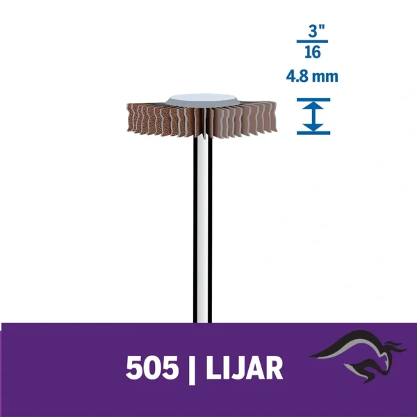 2615.000.505-000-4.webp Disco de Lija Grano 120 de 3/16" Dremel 505 2615.000.505-000