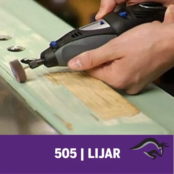 2615.000.505-000-5.webp Disco de Lija Grano 120 de 3/16" Dremel 505 2615.000.505-000