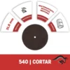 2615.000.540-000-3.webp Disco de Corte de Metal 1-1/4 5 Unid Dremel 540 2615.000.540-000