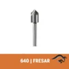 2615.000.640-000-1.webp Fresa de Ranuras en V" 1/4" Dremel 640 2615.000.640-000