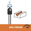 2615.000.640-000-4.webp Fresa de Ranuras en V" 1/4" Dremel 640 2615.000.640-000