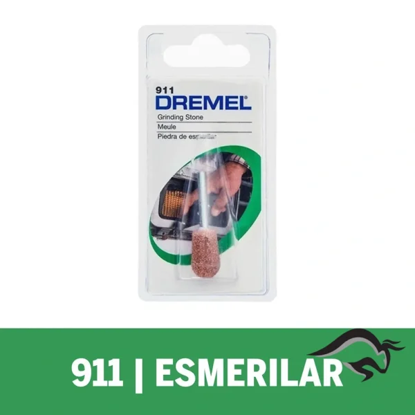 2615.000.911-000-2.webp Piedra Redonda de Óxido de Aluminio 7/16 Dremel 911 2615.000.911-000