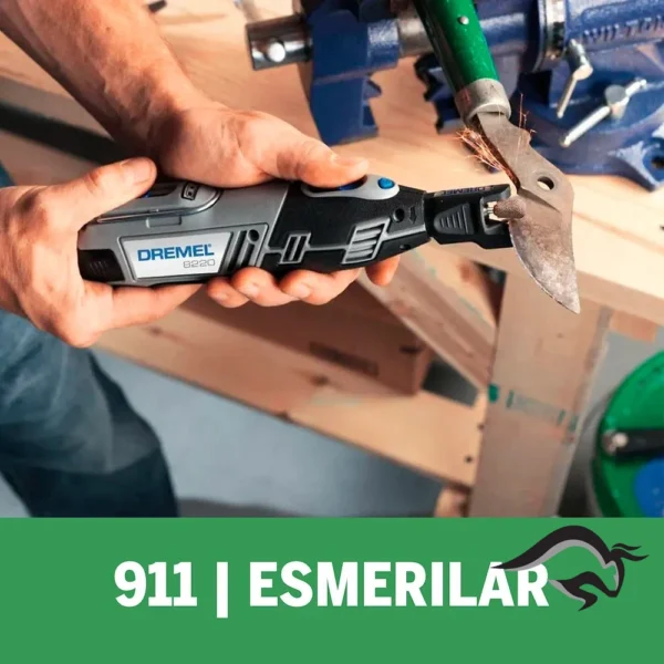 2615.000.911-000-5.webp Piedra Redonda de Óxido de Aluminio 7/16 Dremel 911 2615.000.911-000