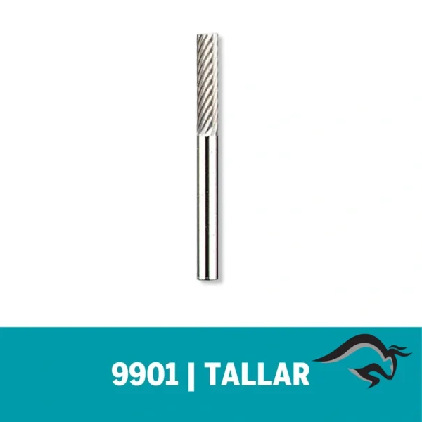 2615.009.901-000-1.webp Fresa Recta de Carburo de Tugnsteno 1/8" Dremel 9901 2615.009.901-000
