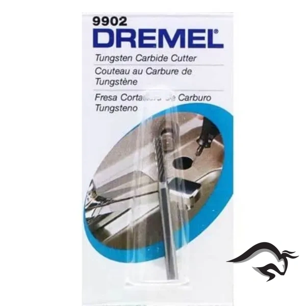 2615.009.902-000-2.webp Fresa Recta de Carburo de Tugnsteno 3/32" Dremel 9902 2615.009.902-000