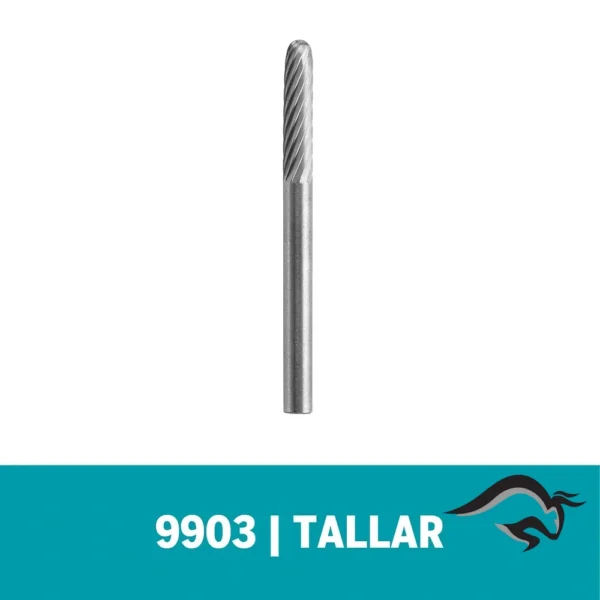 2615.009.903-000-1.webp Fresa Recta de Carburo de Tugsteno 1/8" Dremel 9903 2615.009.903-000