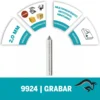 2615.009.924-000-3.webp Punta de Carburo para Grabado Dremel 9924 2615.009.924-000
