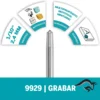 2615.009.929-000-3.webp Punta diamantada para grabado Dremel 9929 2615.009.929-000