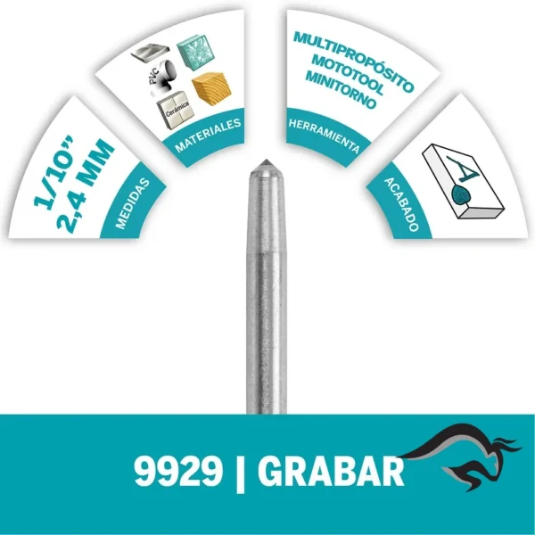 2615.009.929-000-3.webp Punta diamantada para grabado Dremel 9929 2615.009.929-000