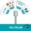 2615.011.5AC-000-3.webp Fresa de Alta Vel Cilíndrica 5/16" Dremel 115 2615.011.5AC-000