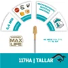 2615.011.7HA-000-2.webp Fresa de Alta Vel 1/4" Max Life 117HP Dremel 2615.011.7HA-000
