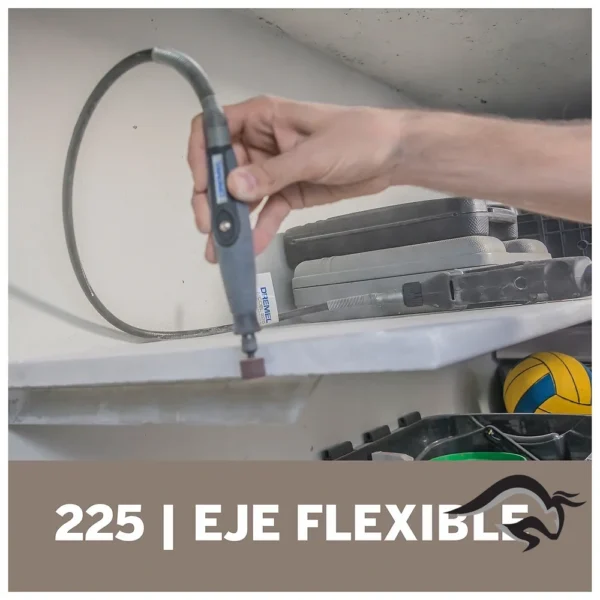 2615.022.5AJ-000-5.webp Eje Flexible Minitorno Dremel 225 Original Dremel 2615.022.5AJ-000