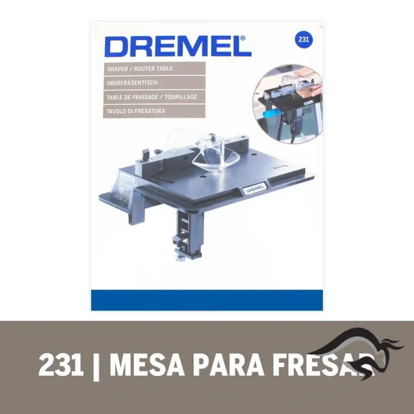 Mesa fresadora / Tupi Mesa para fresar Dremel 231 2615.023.1AA-000