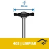 Juego de Cepillos de Cerdas 3/4" 2 und Dremel 403 2615.040.3AA-000