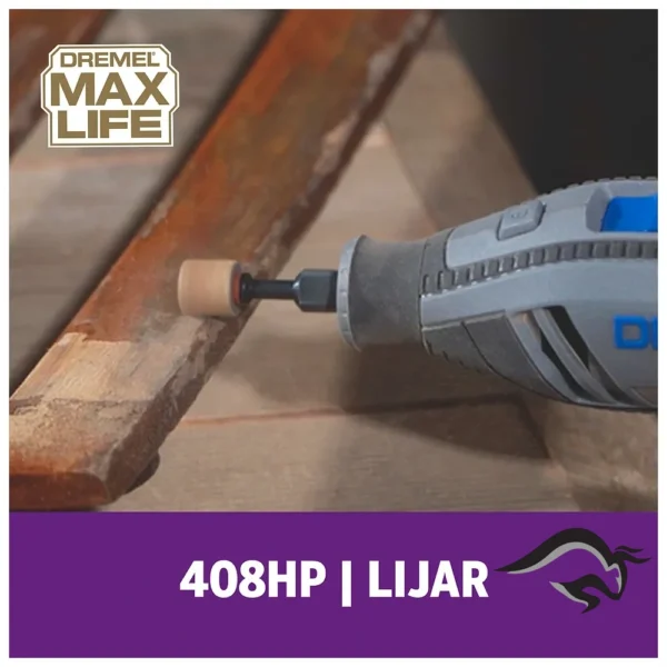 2615.040.8HA-000-5.webp Tambor de Lija de carburo G60 Max Life 408HP Dremel 2615.040.8HA-000