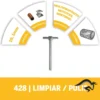 2615.042.8AB-000-3.webp Cepillo de acero al carbon 3/4 Dremel 428 2615.042.8AB-000