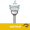 2615.044.2AC-000-4.webp Cepillo de Acero al Carbón 1/2" Dremel 442 2615.044.2AC-000
