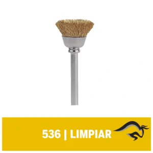 2615.053.6AB-000-1.webp Juego de 2 Cepillos de laton 1/2" Dremel 536 2615.053.6AB-000