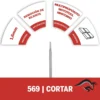 2615.056.9AA-000-3.webp Broca para remocion de juntas 1,6 mm Dremel 569 2615.056.9AA-000