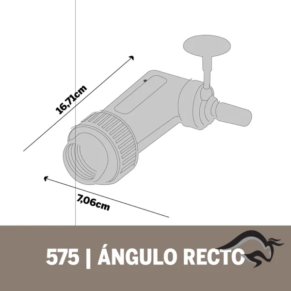 Aditamiento cabezal angular Dremel 575 2615.057.5AD-000