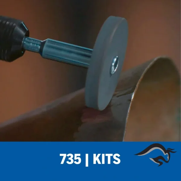Micro Kit de 8 Accesorios Giratorios para Vidrio y Piedra Dremel 735-01 2615.073.5AA-000