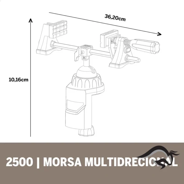 2615.250.0JB-000-2.webp Morsa Para Sujetar Dremel 2500 - 55 Multi-Vise Soporte Minitorno 2615.250.0JB-000