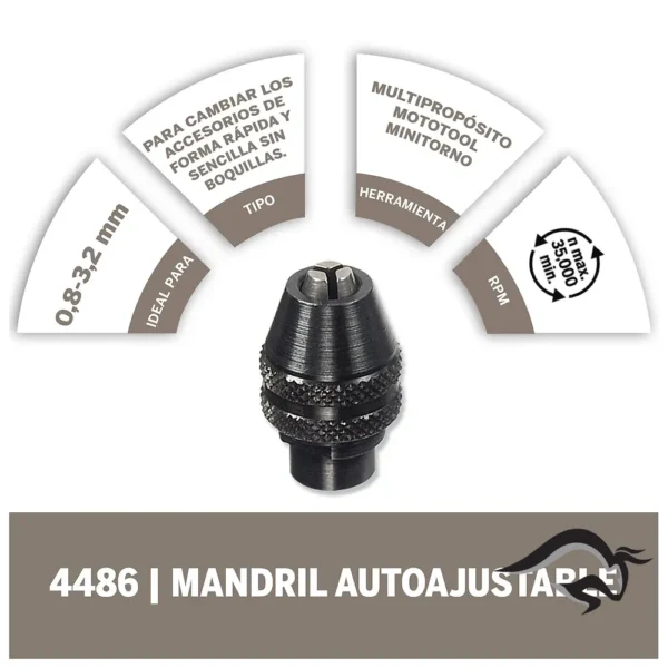 2615.448.6BR-000-3.webp Mandril cambio rapido 1/32 - 1/8 Dremel 4486 2615.448.6BR-000