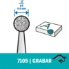 2615.710.5AC-000-4.webp Punta de Diamante redonda 11/64 Dremel 7105 2615.710.5AC-000