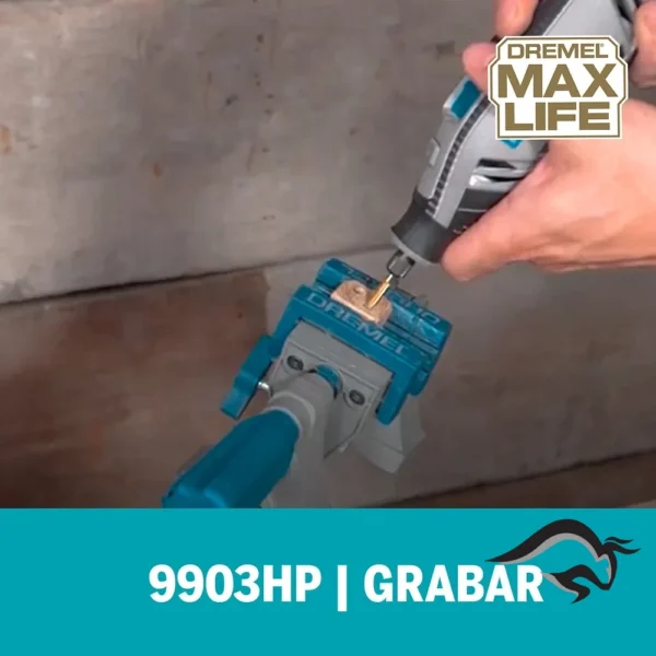 2615.990.3HA-000-5.webp Fresa para Tallado Max Life 9903HP 1/8" Dremel 2615.990.3HA-000